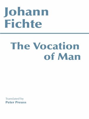 cover image of The Vocation of Man